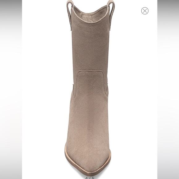 Anthropologie Silent D Munchy Western Pointed Toe Boot Size 37 - Picture 2 of 13